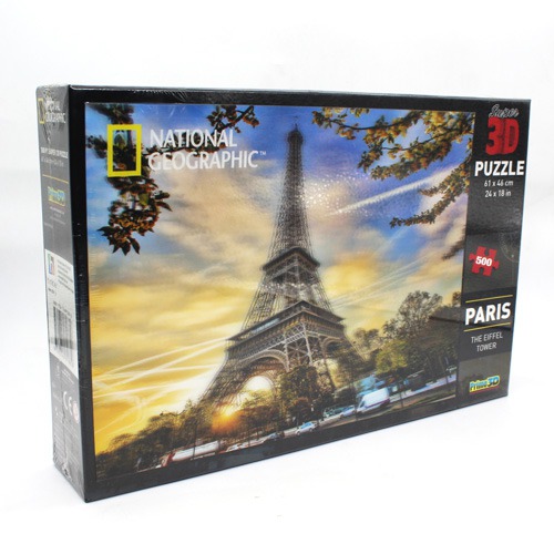National Geographic  Super 3D  Puzzle | The Eiffel Tower